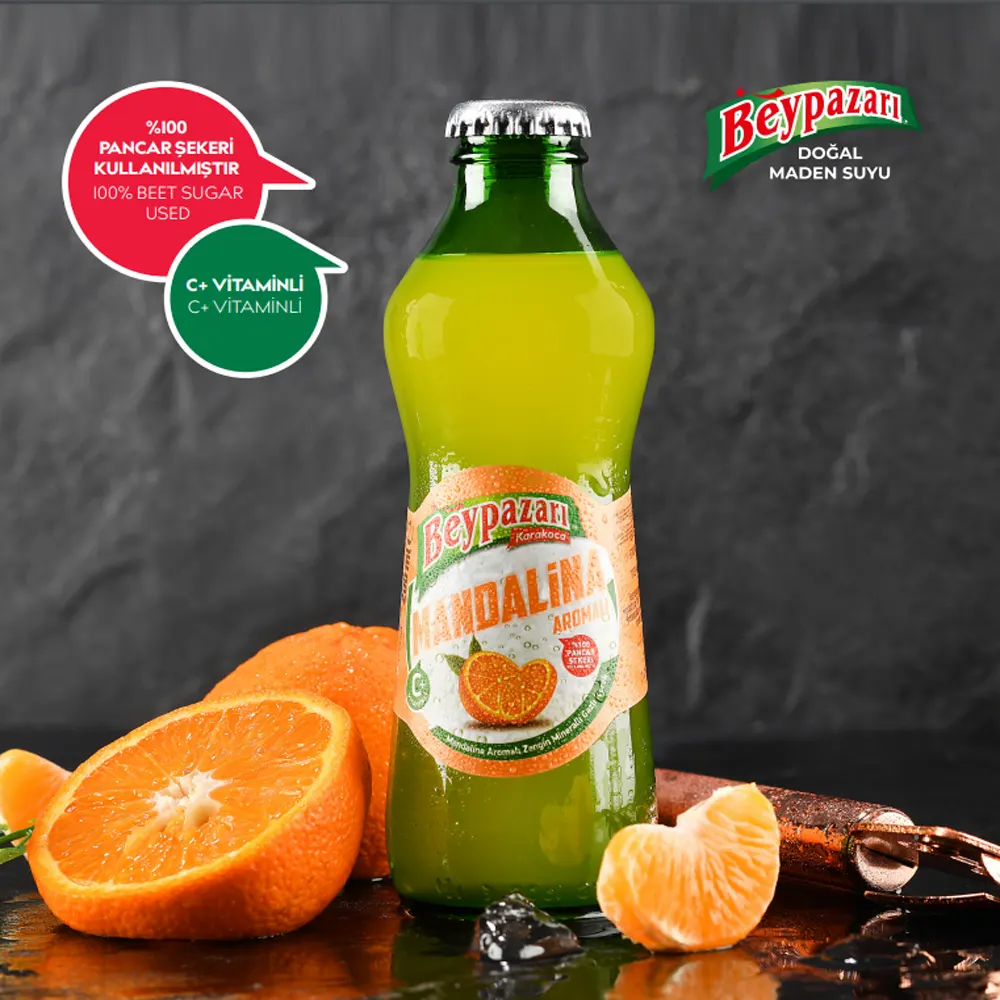 Beypazarı Mandalina Aromalı Maden Suyu 200 Ml. Siparişi Görseli