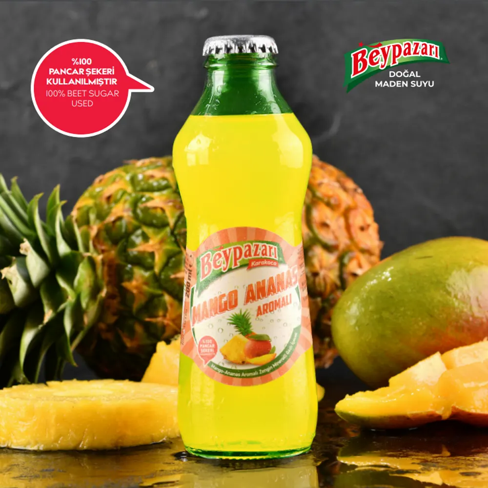 Beypazarı Mango ve Ananas Aromalı Maden Suyu 200 Ml. Siparişi Görseli
