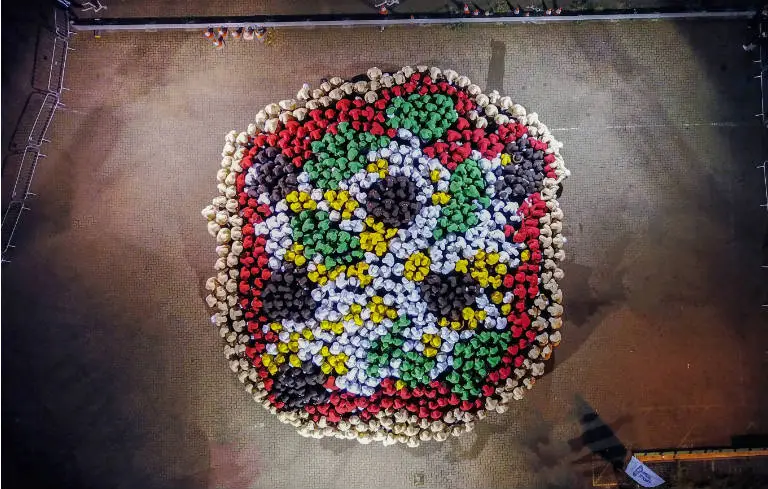 İnsanlar Tarafından Oluşturulmuş Pizza Görüntüsü